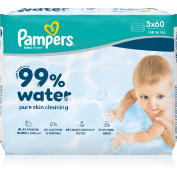 Pampers 99% Water Baby Wipes Servetele umede pentru copii - imagine 2